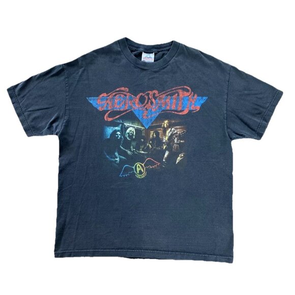 Vintage Aerosmith 2002 O Yeah Tour T-Shirt | Men’s XL | Y2K Rock Tee - Picture 1 of 8